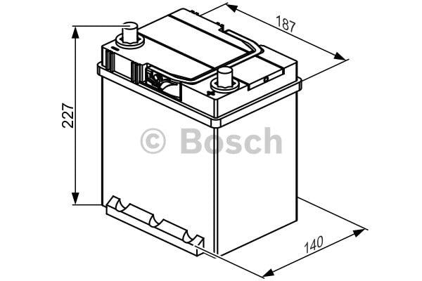 Bosch Акумулятор Bosch 12В 40Ач 330А(EN) R+ – ціна 2661 UAH