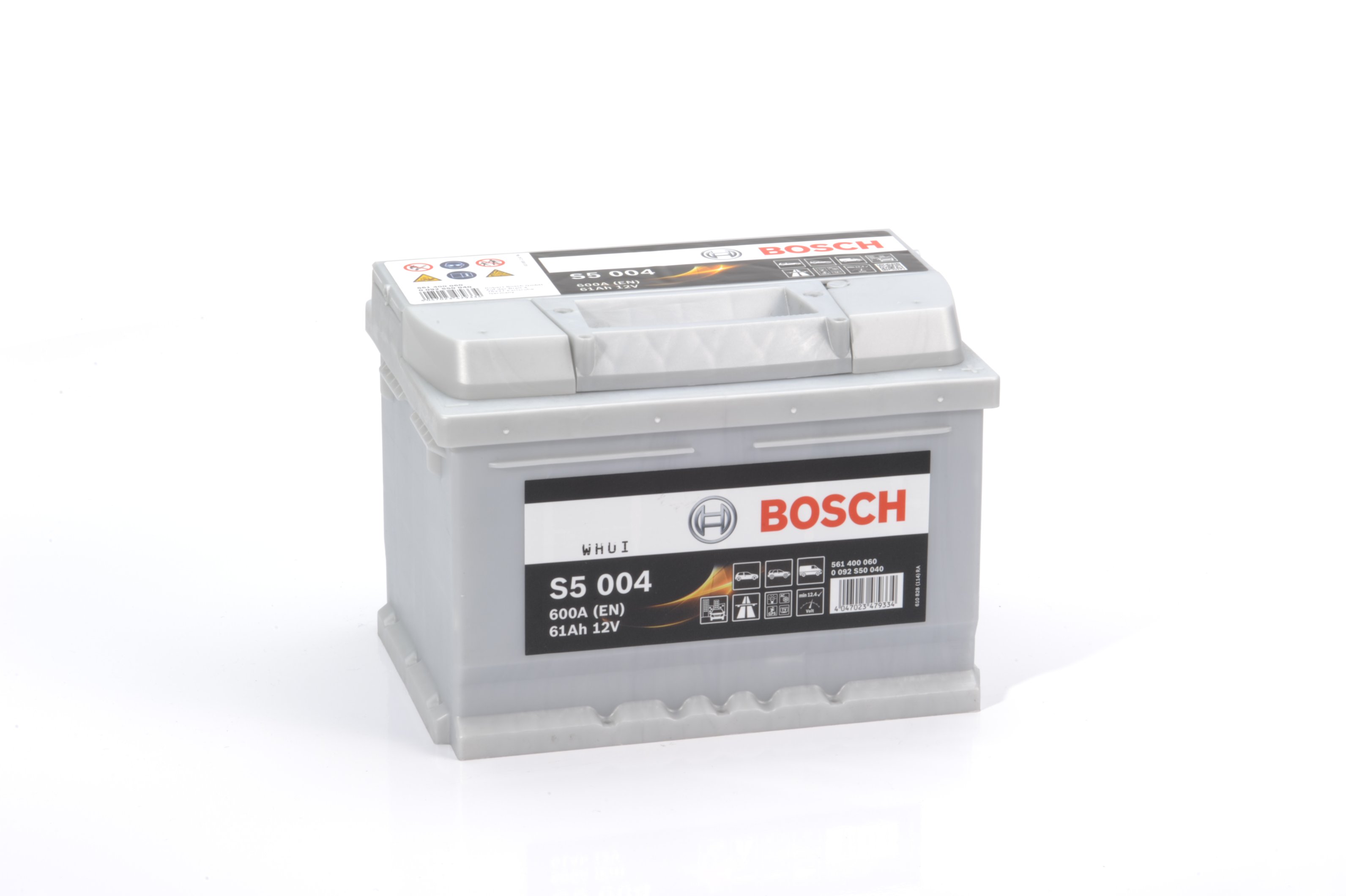 Батарея аккумуляторная Bosch 12В 61Ач 600А(EN) R+ Bosch 0092S50040 - фото 3