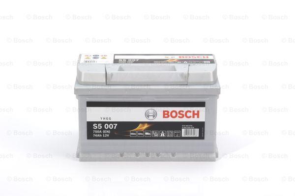 Батарея аккумуляторная Bosch 12В 74Ач 750А(EN) R+ Bosch 0092S50070 - фото 4