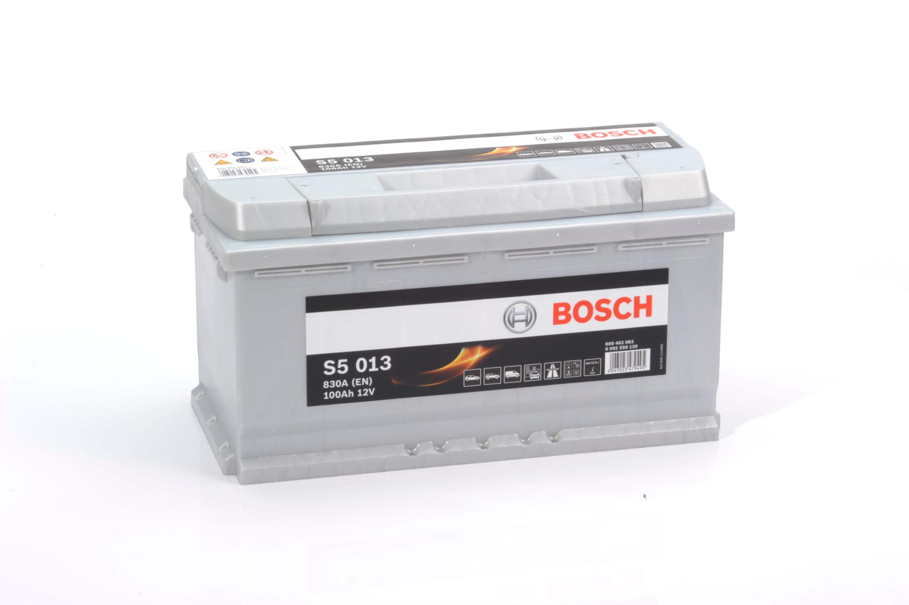 Батарея аккумуляторная Bosch 12В 100Ач 830A(EN) R+ Bosch 0092S50130 - фото 4