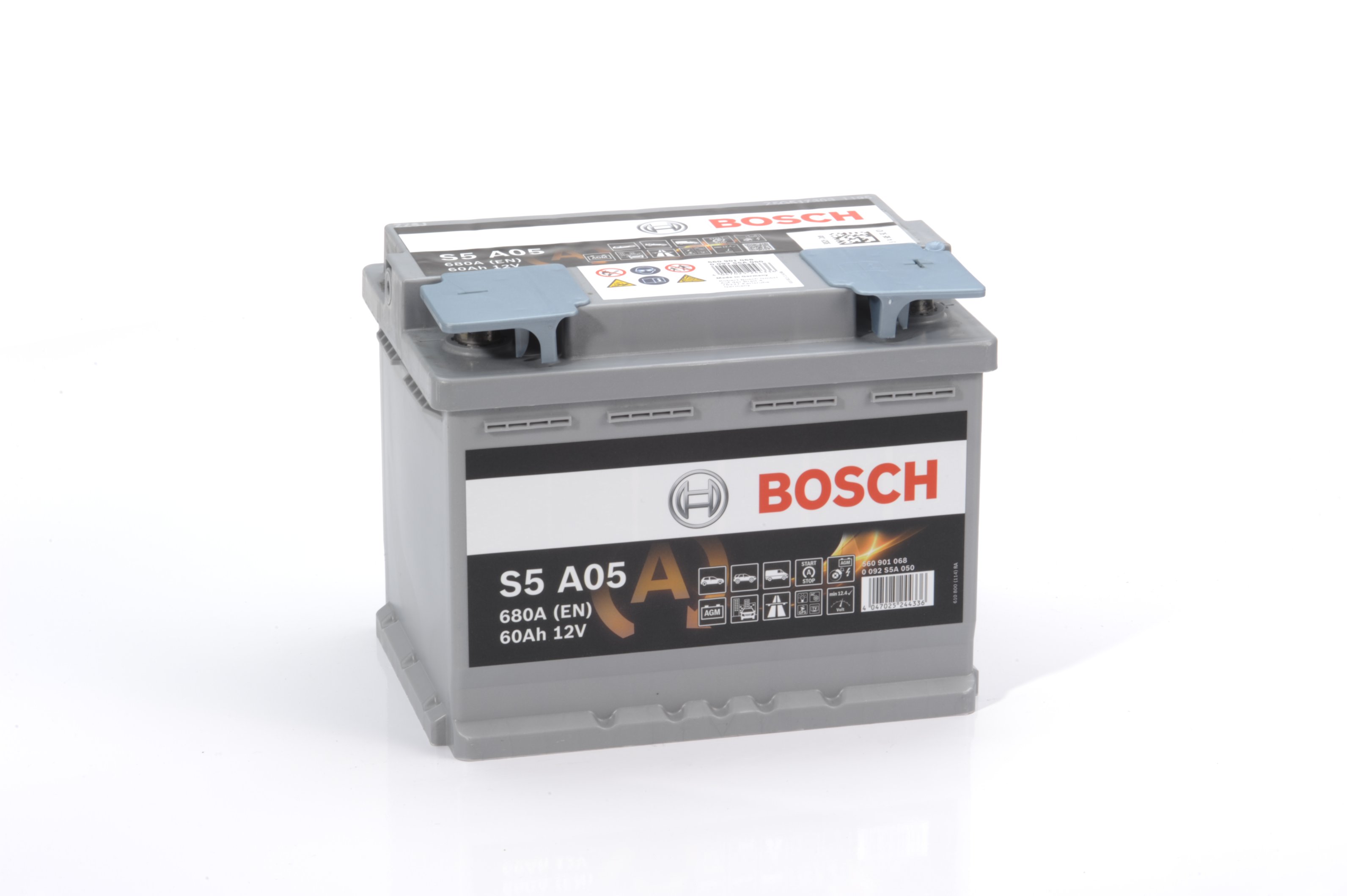 Батарея аккумуляторная Bosch 12В 60Ач 680A(EN) R+ Start&Stop Bosch 0092S5A050 - фото 9
