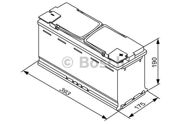 Bosch Акумулятор Bosch 12В 105Ач 950А(EN) R+ Start&amp;Stop – ціна 9162 UAH