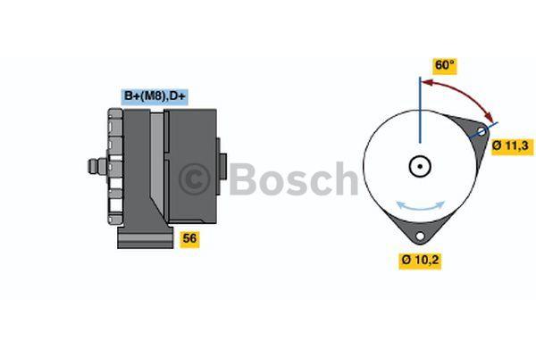 Генератор Bosch 0 120 468 045