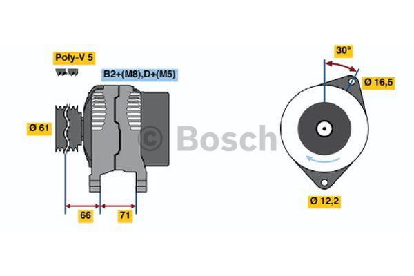 Генератор Bosch 0 124 415 011