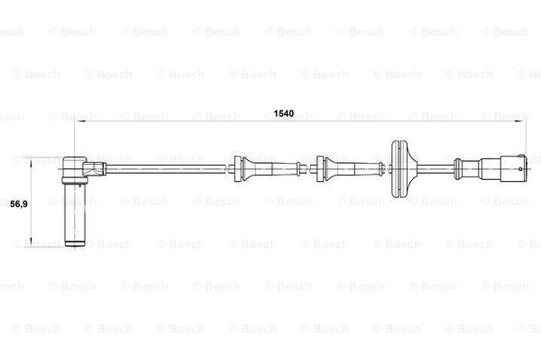 Датчик АБС Bosch 0 265 004 012