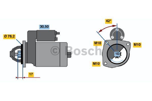 Стартер Bosch 0 001 107 027