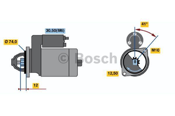 Стартер Bosch 0 001 107 431