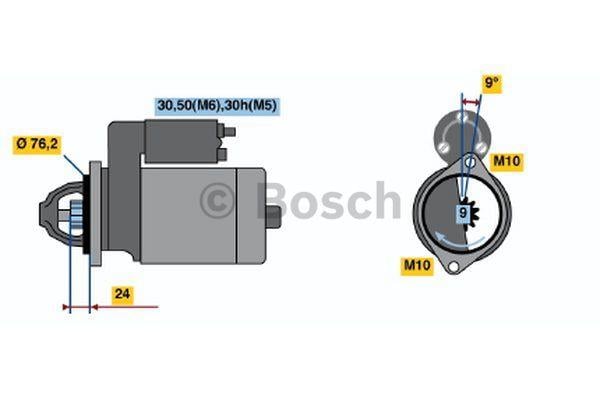 Bosch 0 001 109 057 Стартер 0001109057: Купити в Україні - Добра ціна на EXIST.UA!
