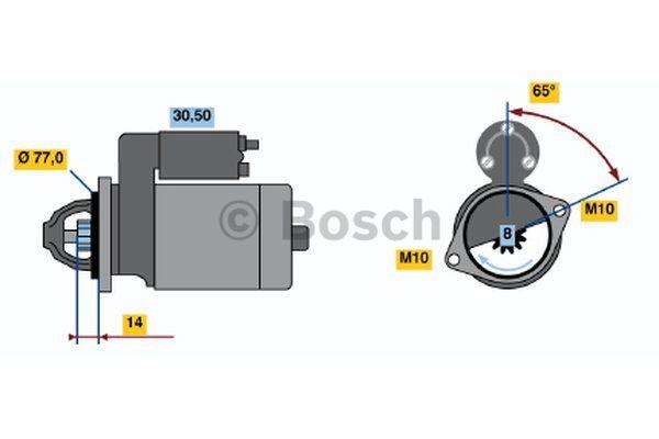 Стартер Bosch 0 986 017 721