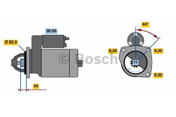 Стартер Bosch 0 986 017 950