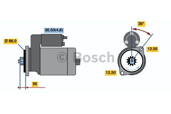 Стартер Bosch 0 001 124 024