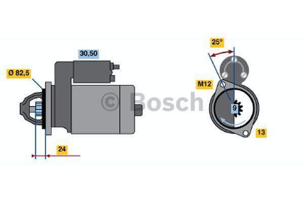 Стартер Bosch 0 001 208 208