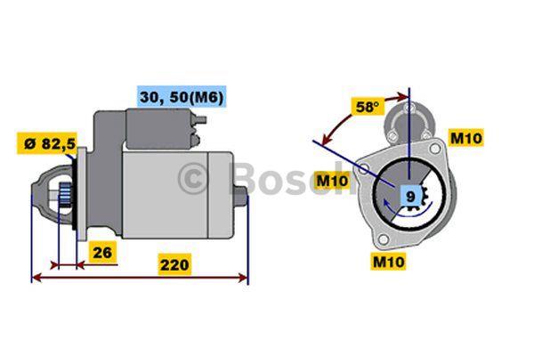 Купити Bosch 0 001 218 154 за низькою ціною в Україні!