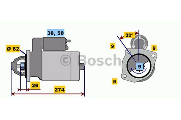 Купити Bosch 0 001 218 164 за низькою ціною в Україні!