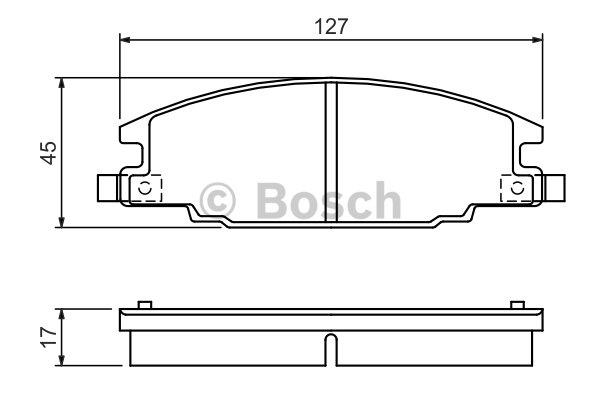 Bosch Гальмівні колодки, комплект – ціна 880 UAH