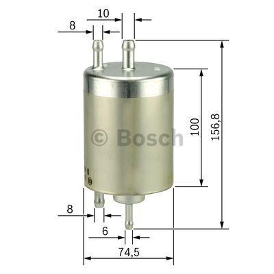 Bosch 0 450 905 968 Фільтр палива 0450905968: Купити в Україні - Добра ціна на EXIST.UA!