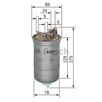 0450906382 Bosch Паливний фільтр