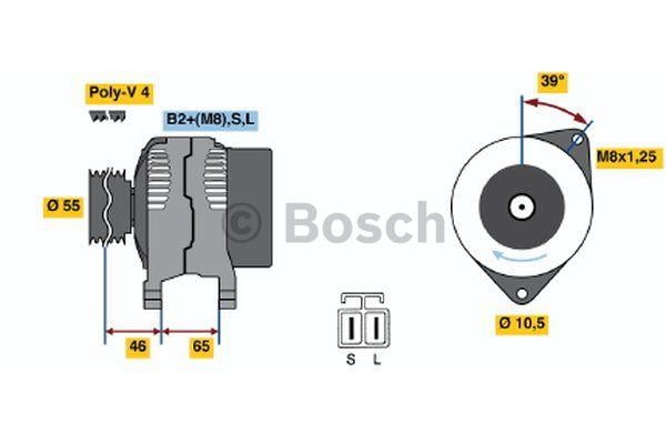 Генератор Bosch 0 986 042 690