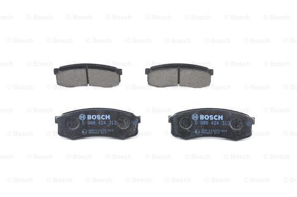 Гальмівні колодки, комплект Bosch 0 986 424 313