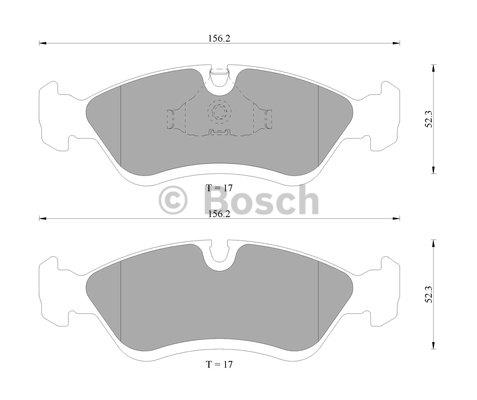 Bosch 0 986 AB9 202 Гальмівні колодки, комплект 0986AB9202: Купити в Україні - Добра ціна на EXIST.UA!