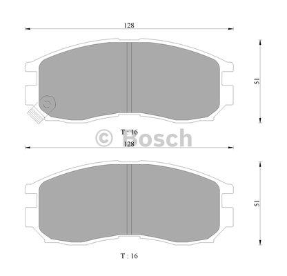 Bosch 0 986 AB9 058 Гальмівні колодки, комплект 0986AB9058: Купити в Україні - Добра ціна на EXIST.UA!
