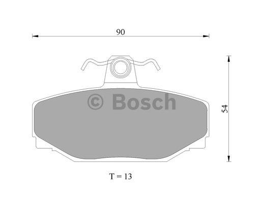 Bosch 0 986 AB4 435 Гальмівні колодки, комплект 0986AB4435: Купити в Україні - Добра ціна на EXIST.UA!