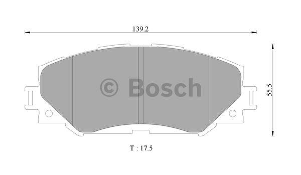 Bosch 0 986 AB9 361 Гальмівні колодки, комплект 0986AB9361: Купити в Україні - Добра ціна на EXIST.UA!