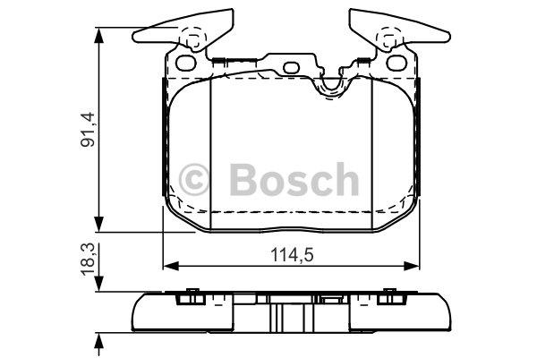 Bosch 0 986 TB3 211 Гальмівні колодки, комплект 0986TB3211: Купити в Україні - Добра ціна на EXIST.UA!