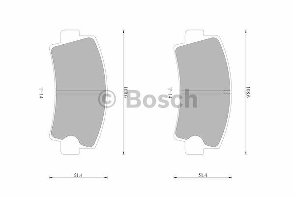 Bosch 0 986 AB9 236 Гальмівні колодки, комплект 0986AB9236: Купити в Україні - Добра ціна на EXIST.UA!