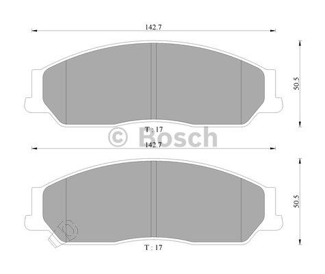 Bosch 0 986 AB9 094 Гальмівні колодки, комплект 0986AB9094: Купити в Україні - Добра ціна на EXIST.UA!