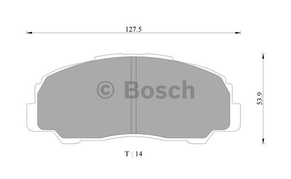Bosch 0 986 AB9 255 Гальмівні колодки, комплект 0986AB9255: Купити в Україні - Добра ціна на EXIST.UA!