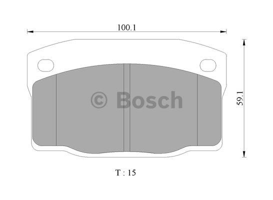 Bosch 0 986 AB9 035 Гальмівні колодки, комплект 0986AB9035: Купити в Україні - Добра ціна на EXIST.UA!