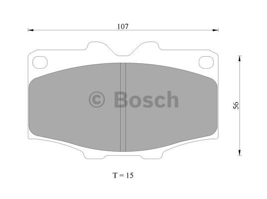 Bosch 0 986 AB9 175 Гальмівні колодки, комплект 0986AB9175: Купити в Україні - Добра ціна на EXIST.UA!