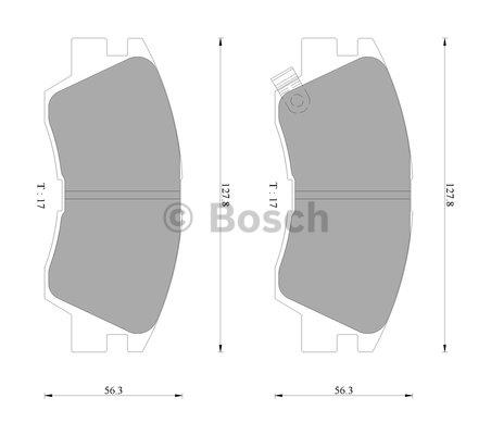 Bosch 0 986 AB9 114 Гальмівні колодки, комплект 0986AB9114: Купити в Україні - Добра ціна на EXIST.UA!