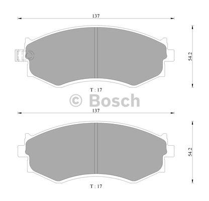 Bosch 0 986 AB9 110 Гальмівні колодки, комплект 0986AB9110: Купити в Україні - Добра ціна на EXIST.UA!