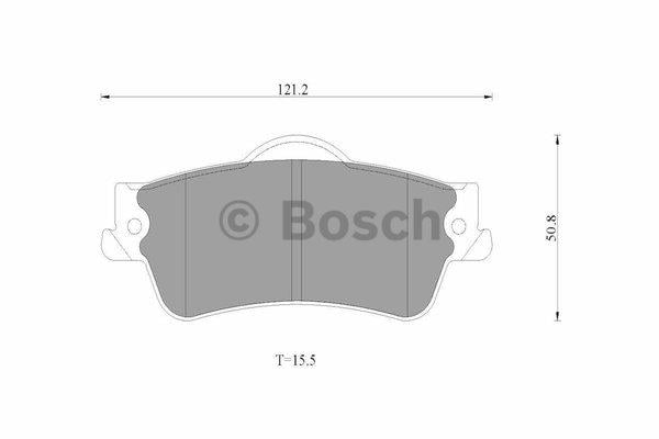 Bosch 0 986 AB1 795 Гальмівні колодки, комплект 0986AB1795: Купити в Україні - Добра ціна на EXIST.UA!