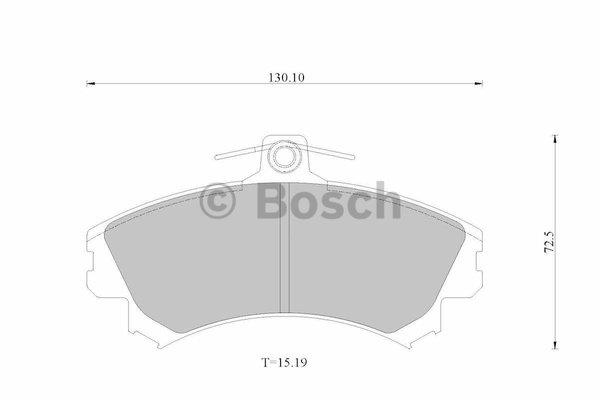 Bosch 0 986 AB1 673 Гальмівні колодки, комплект 0986AB1673: Купити в Україні - Добра ціна на EXIST.UA!