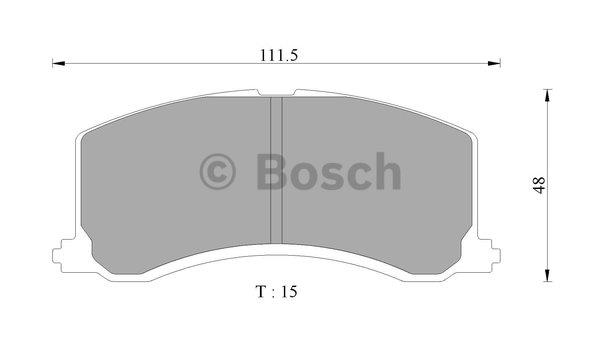 Bosch 0 986 AB9 140 Гальмівні колодки, комплект 0986AB9140: Приваблива ціна - Купити в Україні на EXIST.UA!