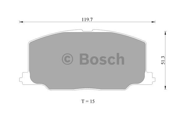 Bosch 0 986 AB9 191 Гальмівні колодки, комплект 0986AB9191: Купити в Україні - Добра ціна на EXIST.UA!