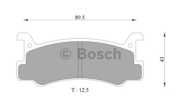 Bosch 0 986 AB9 007 Гальмівні колодки, комплект 0986AB9007: Купити в Україні - Добра ціна на EXIST.UA!