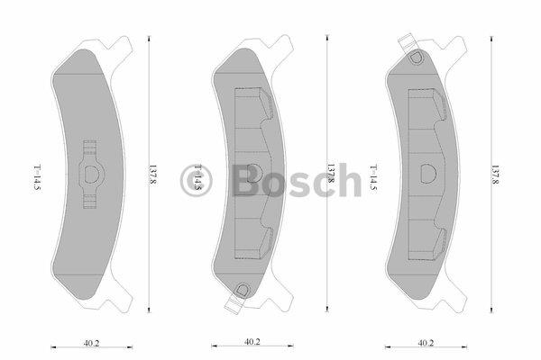 Bosch 0 986 AB9 233 Гальмівні колодки, комплект 0986AB9233: Купити в Україні - Добра ціна на EXIST.UA!