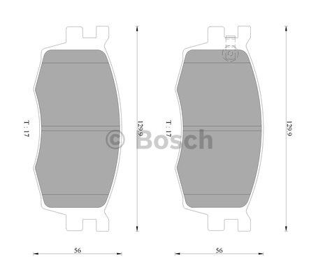 Bosch 0 986 AB9 148 Гальмівні колодки, комплект 0986AB9148: Купити в Україні - Добра ціна на EXIST.UA!