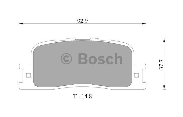 Bosch 0 986 AB9 327 Гальмівні колодки, комплект 0986AB9327: Купити в Україні - Добра ціна на EXIST.UA!