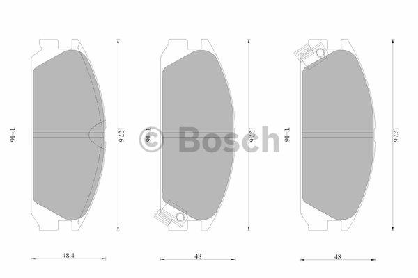 Bosch 0 986 AB9 205 Гальмівні колодки, комплект 0986AB9205: Купити в Україні - Добра ціна на EXIST.UA!