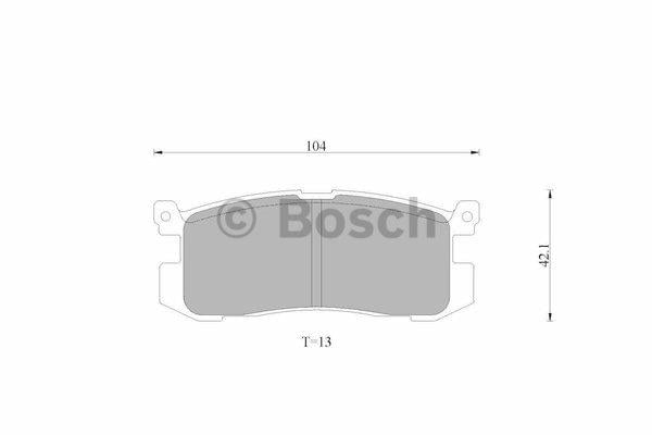 Bosch 0 986 AB9 025 Гальмівні колодки, комплект 0986AB9025: Купити в Україні - Добра ціна на EXIST.UA!