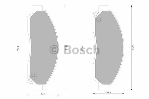 Bosch 0 986 AB1 784 Гальмівні колодки, комплект 0986AB1784: Купити в Україні - Добра ціна на EXIST.UA!