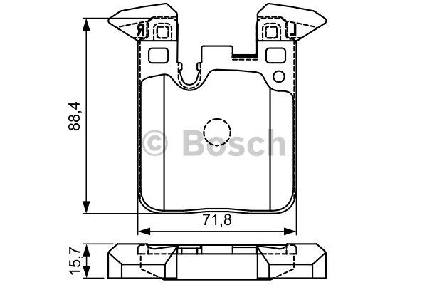 Bosch Гальмівні колодки, комплект – ціна 1822 UAH