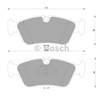 Bosch 0 986 AB4 694 Гальмівні колодки, комплект 0986AB4694: Купити в Україні - Добра ціна на EXIST.UA!