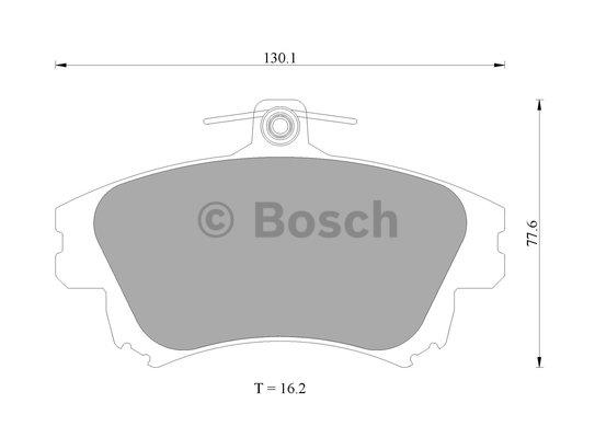 Bosch 0 986 AB4 465 Гальмівні колодки, комплект 0986AB4465: Купити в Україні - Добра ціна на EXIST.UA!