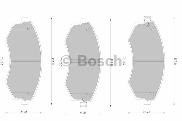 Bosch 0 986 AB2 531 Гальмівні колодки, комплект 0986AB2531: Купити в Україні - Добра ціна на EXIST.UA!